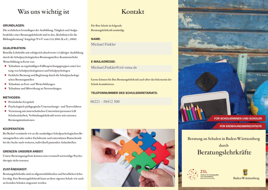 Hilfe bei Lernschwierigkeiten, Problemen, Laufbahnberatung Image
